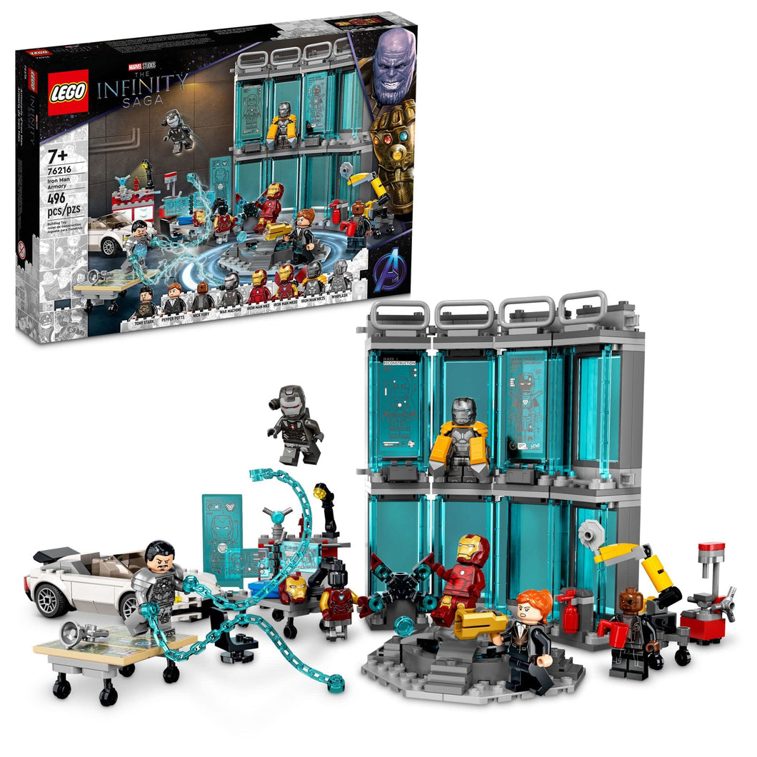 Lego Marvel The Infinity Saga 76216 Iron Man Armoury