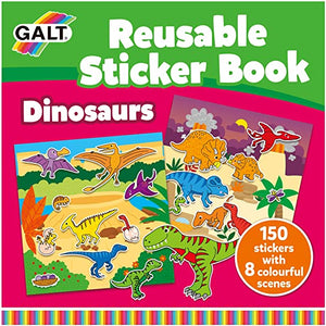Galt Reusable Sticker Book Dinosaurs