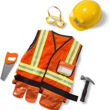 Load image into Gallery viewer, Melissa &amp; Doug Construction Worker Role Play Set

