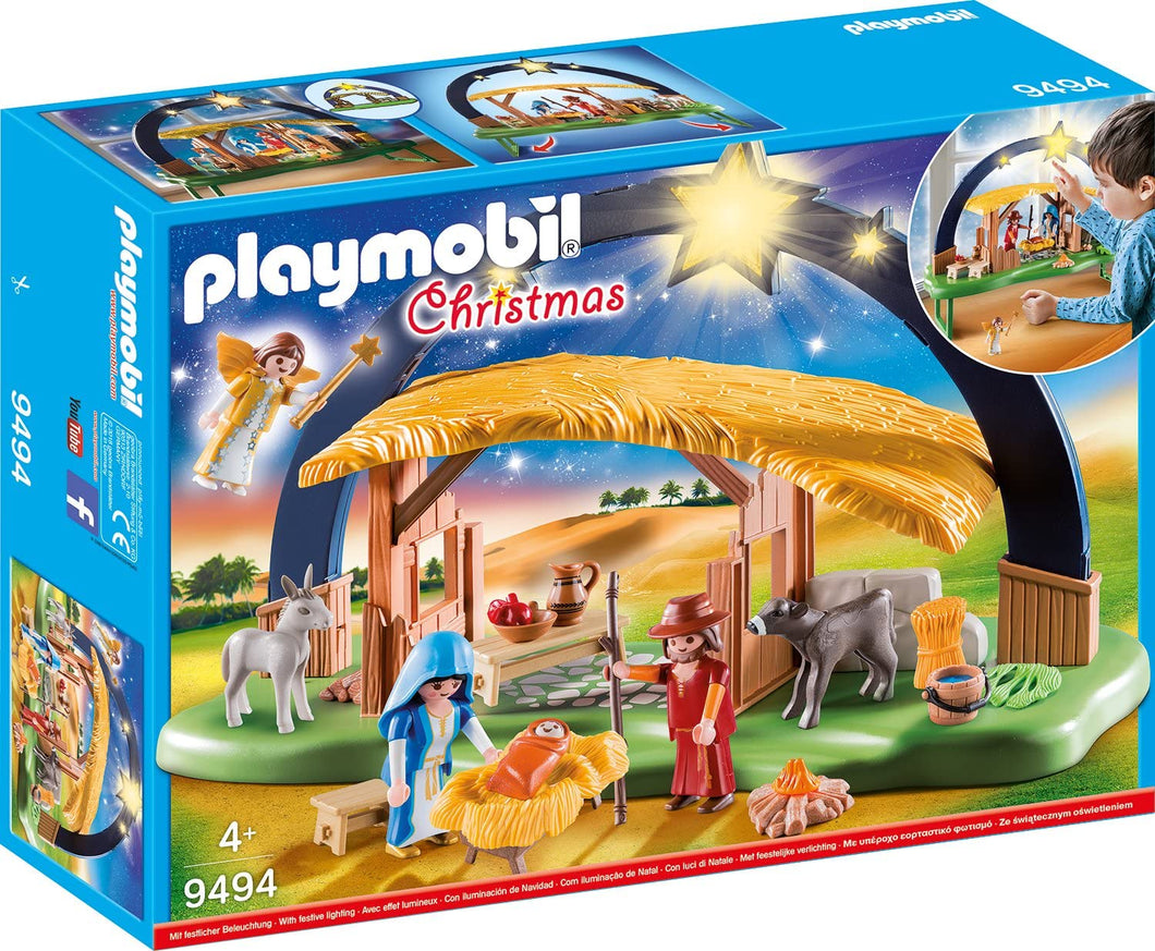 Playmobil Christmas 9494 Illuminating Nativity Manger