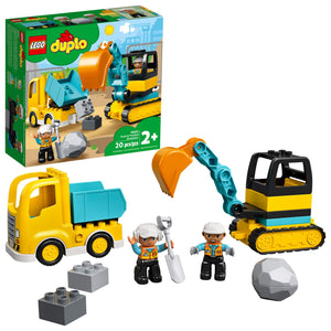 LEGO DUPLO 10931 Truck & Tracked Excavator