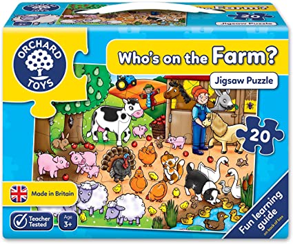 Orchard 20pc Puzzle Who’s on the Farm?