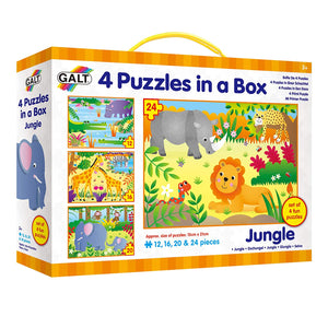 Galt Jungle Puzzle 4 in a box