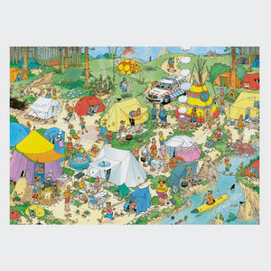 Jan Van Haasteren 1000pc Camping in the Forest