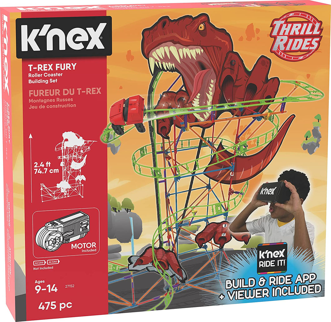 K'Nex T-Rex Fury Rollercoaster