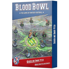 Load image into Gallery viewer, Blood Bowl Skaven and Dwarf Pitch 200-06
