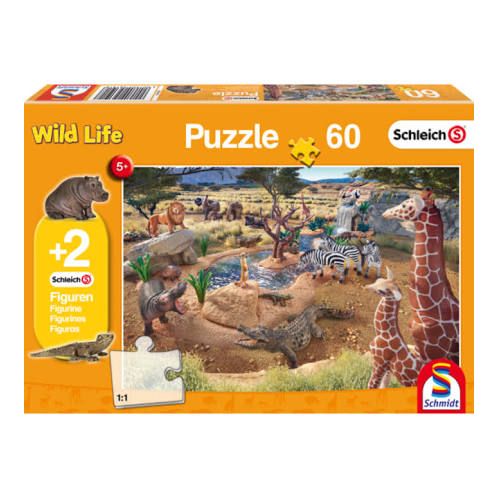 Schleich Wild Life 60 Piece Artic Adventure Puzzle