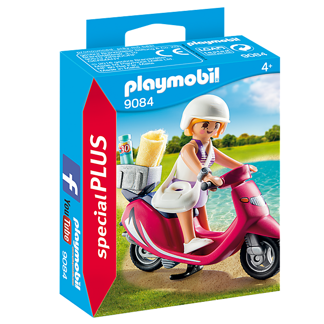 Playmobil 9084 Beachgoer With Scooter