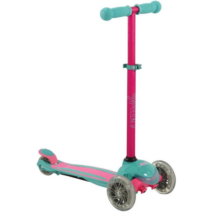 MV Sports U Move Mini Compact LED Tilt Scooter Pink/Teal