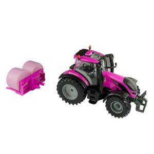 Britains - Pink Valtra T254 Tractor Playset