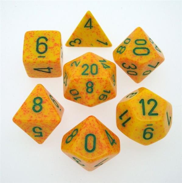 Speckled Lotus Polyhedral 7 Die Set
