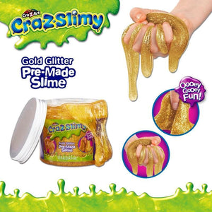 Cra-Z-Slimy Pre-Made Slime - Gold Glitter