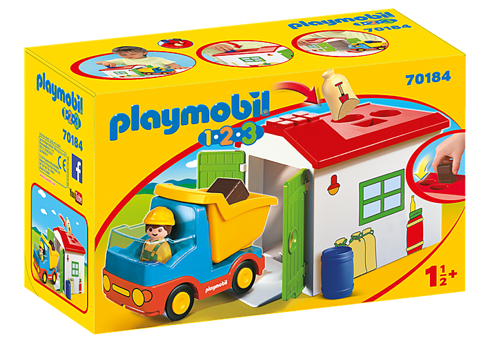 Playmobil 1.2.3 70184 Dump Truck