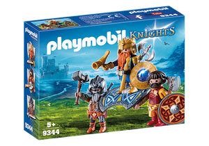 Playmobil Knights 9344 Dwarf King with Guards