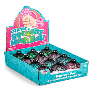 Tobar Glitter Squishy Mesh Ball