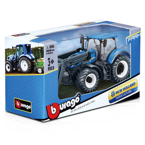 Burago 10cm New Holland Tractor