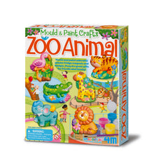 Load image into Gallery viewer, Mould &amp; Paint Zoo Animals
