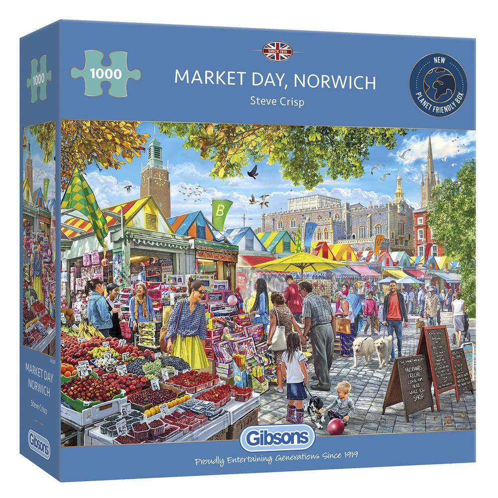 Market Day, Norwich 1000pc