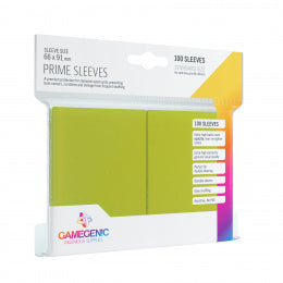 Gamegenic Prime Sleeves Lime - 100 Sleeves