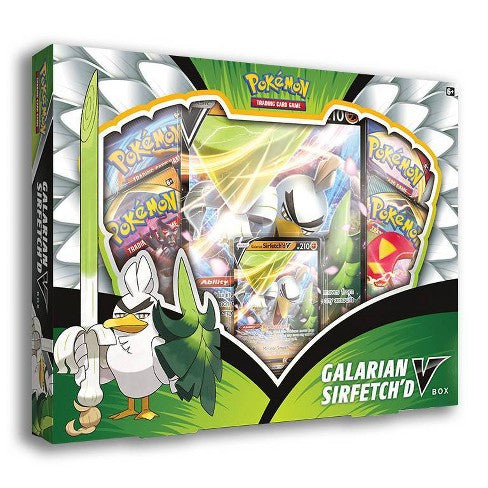Pokemon TCG Galarian Sirfetch’d V Box