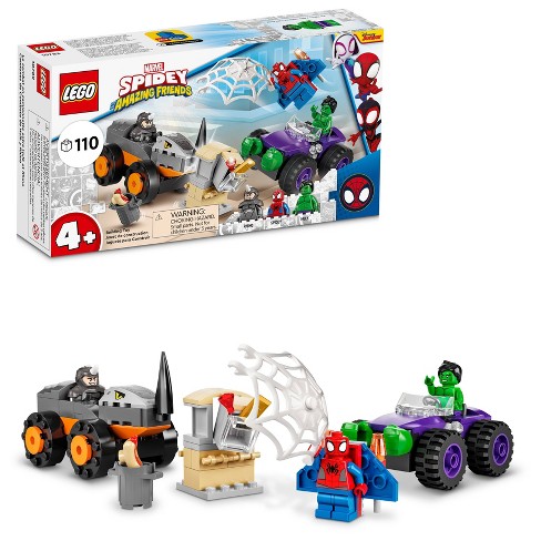 Lego Marvel Spidey 10782 Hulk vs. Rhino Truck Showdown