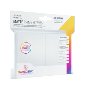 Gamegenic Prime Sleeves White - 100 Sleeves