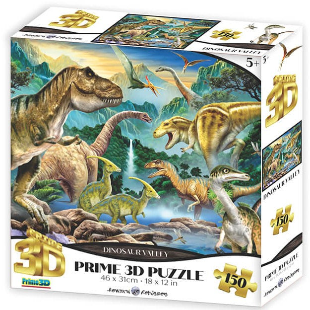 3D Dinosaur Valley 150pc