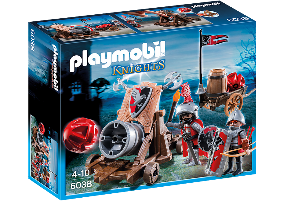 Playmobil Knights 6038 Hawk Knights` Battle Cannon