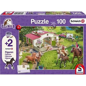 Schleich Horse Club 100 Piece A Day At The Stables Puzzle