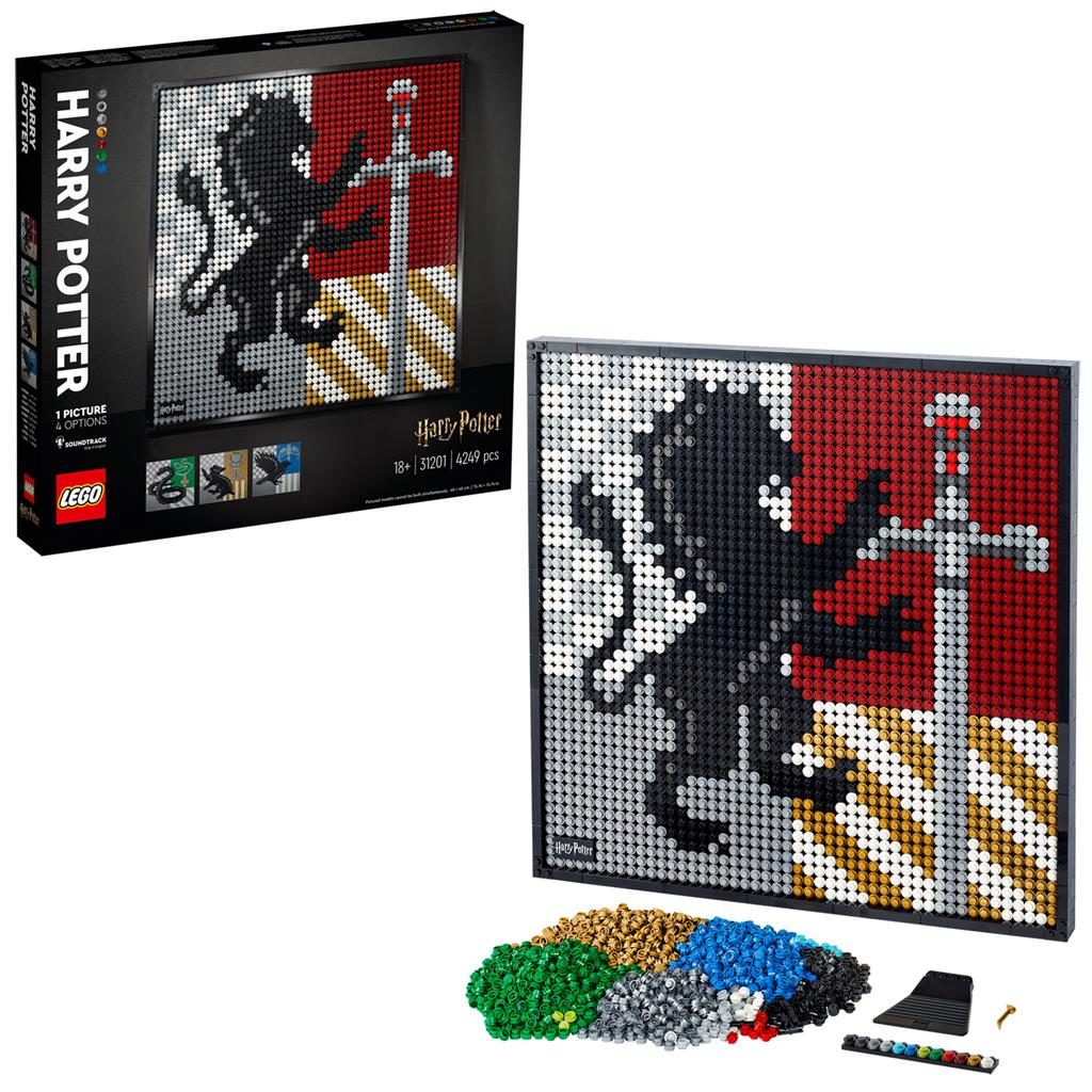 LEGO ART 31201 Harry Potter Hogwarts Crests