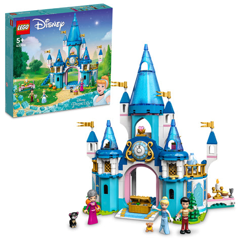 LEGO Disney Princess 43206 Cinderella and Prince Charming’s Castle