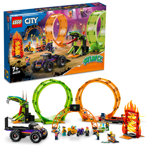 LEGO City Stuntz 60339 Double Loop Stunt Arena