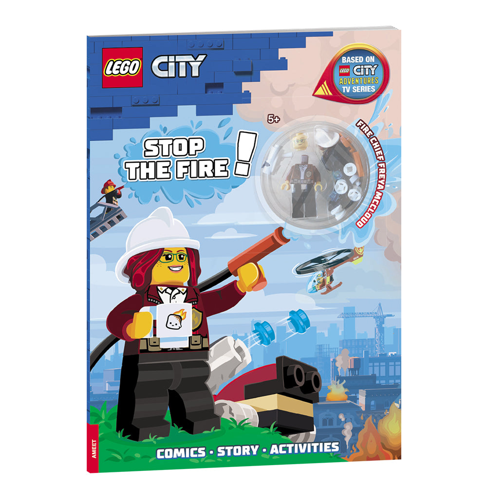 Lego City Stop the Fire! Book with Minifigure