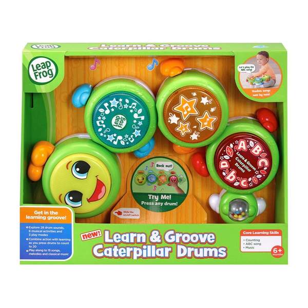 Leapfrog Learn Groove Caterpillar Drums – Bambola Toymaster