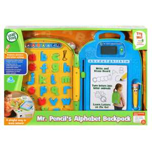 LeapFrog Mr Pencils Alphabet Backpack