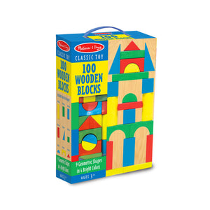 Melissa and Doug 100 Wood Blocks