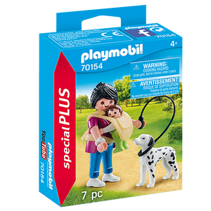 Playmobil 70154 Mother With Baby And Dog