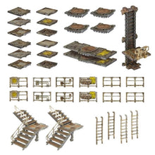 Load image into Gallery viewer, Necromunda Zone Mortalis Platforms and Stairs 300-49
