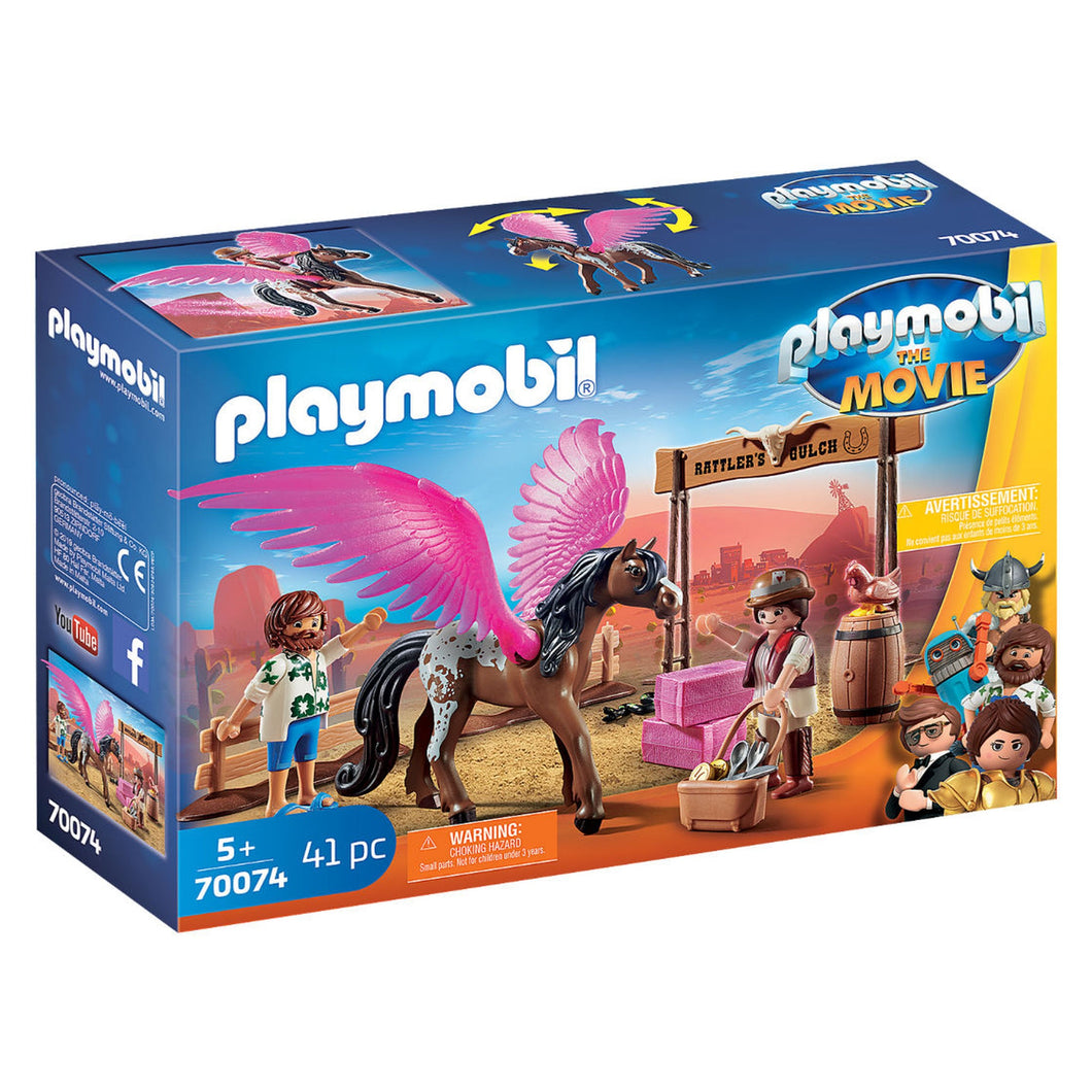 Playmobil Movie 70074 Marla and Del with Flying Horse