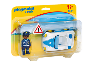 Playmobil 1.2.3 9384 Police Car
