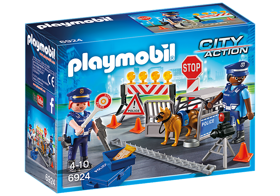 Playmobil City Action 6924 Police Roadblock