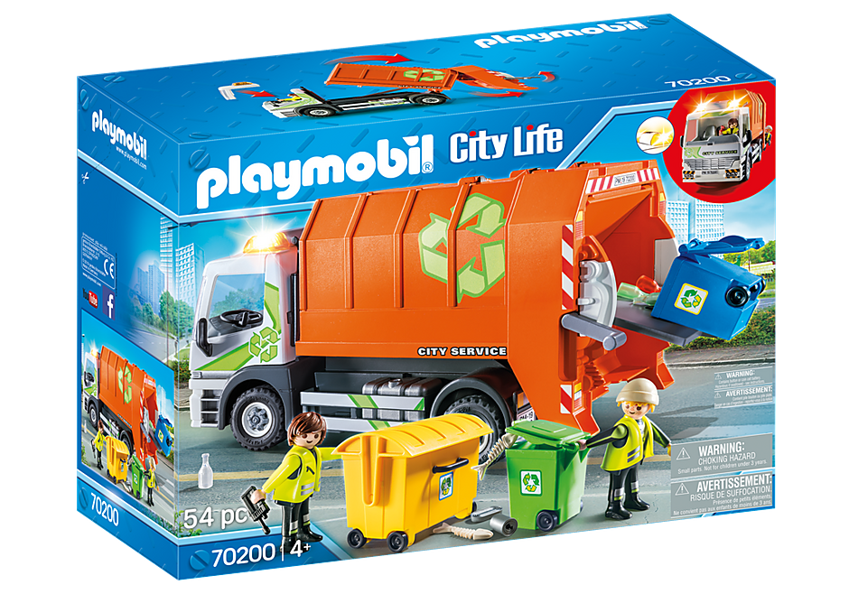 Playmobil City Life 70200 Recycling Truck
