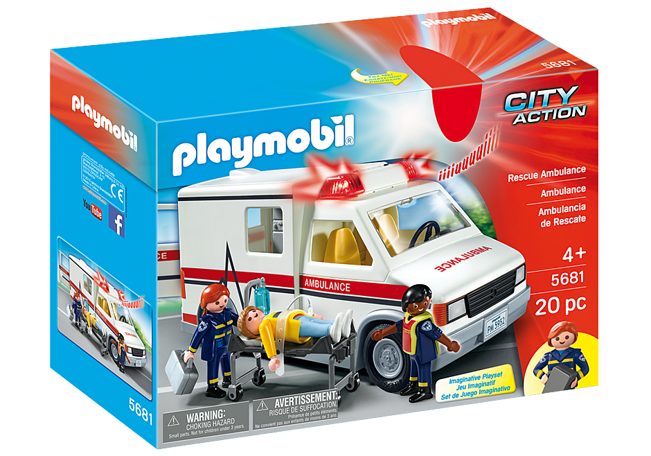 Playmobil Action 5681 Rescue Ambulance