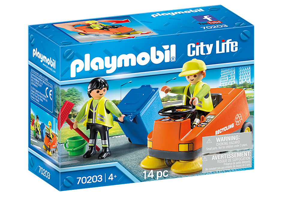 Playmobil City Life 70203 Street Sweeper