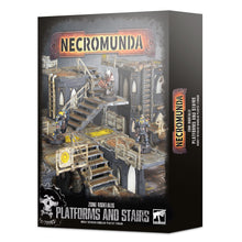 Load image into Gallery viewer, Necromunda Zone Mortalis Platforms and Stairs 300-49
