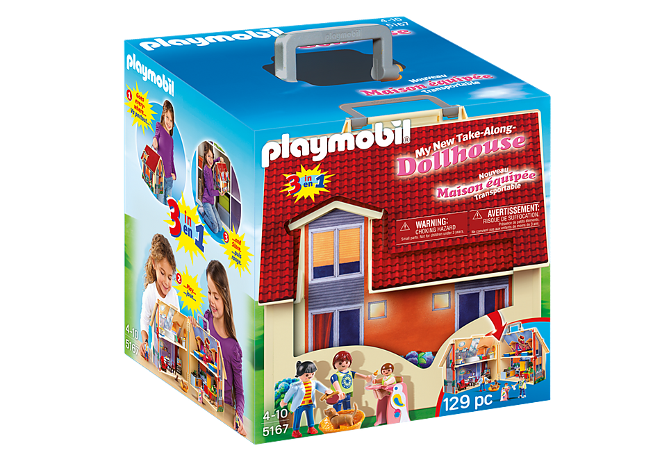 Playmobil Dollhouse 5167 Take Along Modern Doll House