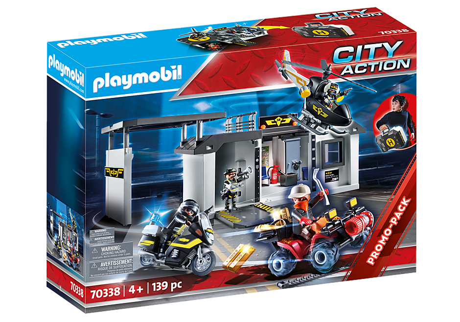 Playmobil City Action 70338 Take Along Tactical Unit Headquarters