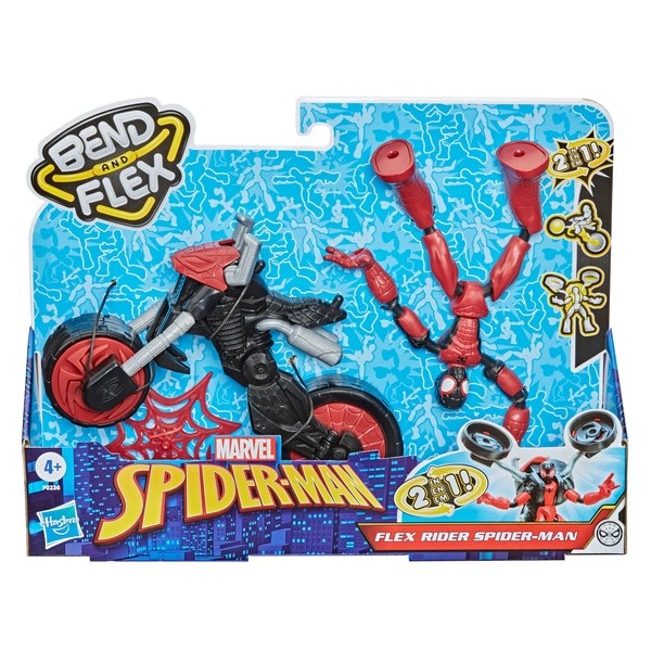 Marvel Avengers Bend and Flex - Flex Rider Spider-Man