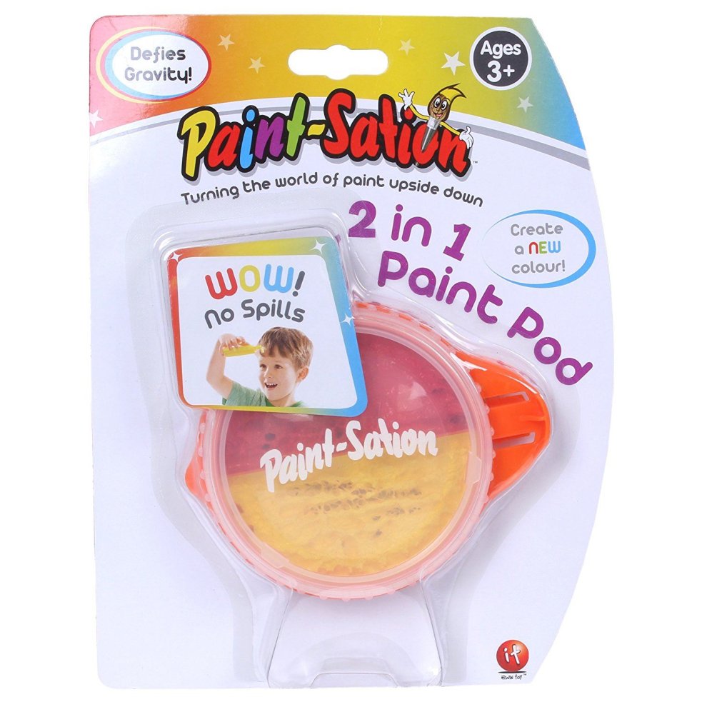 Paint-Sation 2 in 1 Paint Pod - Red and Yellow