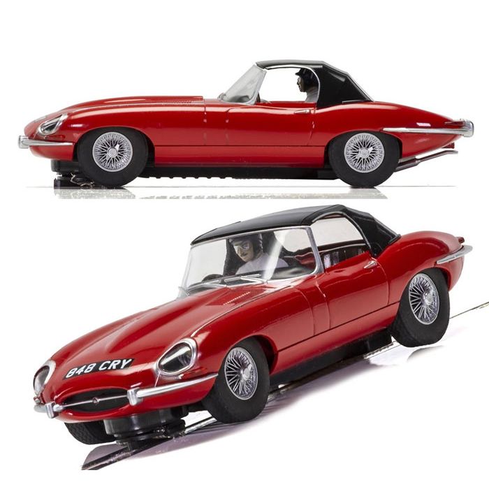 Scalextric Jaguar E Type Red